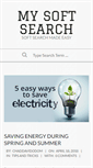 Mobile Screenshot of mysoftsearch.com